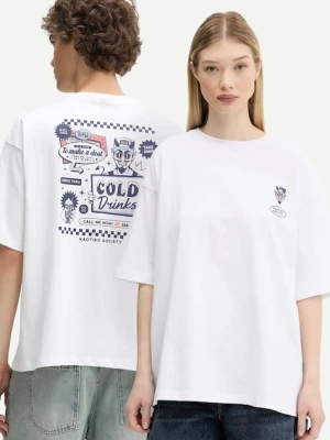Kaotiko t-shirt bawełniany kolor biały z nadrukiem AQ053-01S-G002