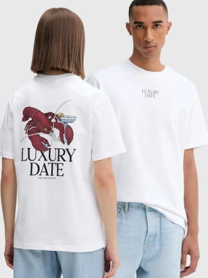 Kaotiko t-shirt bawełniany kolor biały z nadrukiem AR021-01S-G002