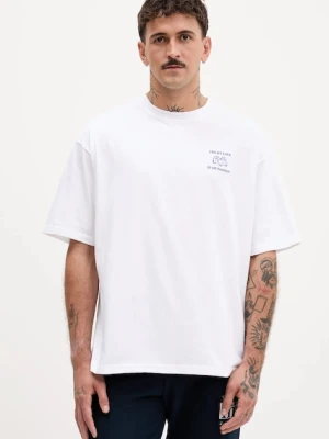 Kaotiko t-shirt bawełniany kolor biały z nadrukiem AR045-01S-G002