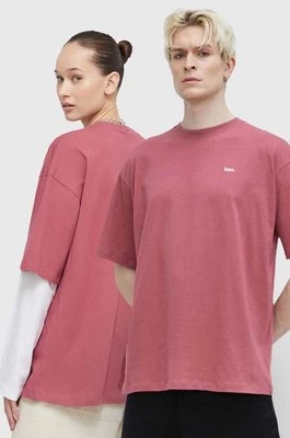 Kaotiko t-shirt bawełniany kolor różowy gładki