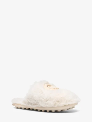 Kapcie Ada ze sztucznego futra Michael Kors NATURALNY (Naturalny)