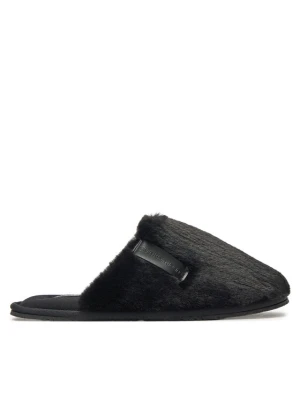 Kapcie Calvin Klein Jeans Hotel Slipper Fur After Glow YW0YW01593 Czarny