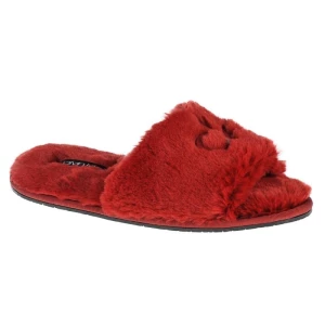 Kapcie Calvin Klein Slipper Sandal Fur HW0HW00634-XB8 czerwone