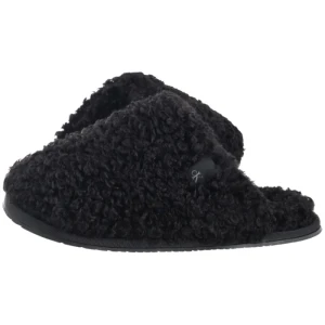 Kapcie Close Slipper Fur Black YW0YW01975 BEH (CK701-b) Calvin Klein