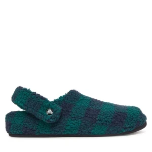Kapcie Crocs Classic Buffalo Check Cozzzy 210755 Zielony