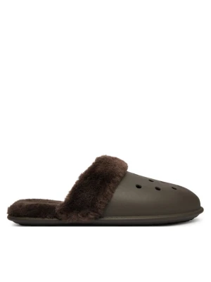 Kapcie Crocs Classic Fuzz Scuff 212143 Brązowy