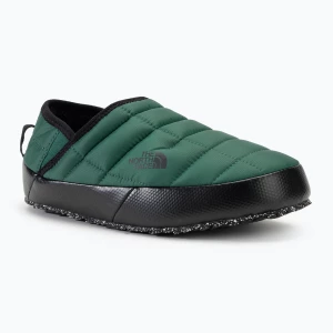 Kapcie damskie The North Face Thermoball Traction Mule V evergreen/black