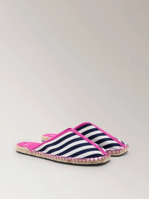 Zdjęcie produktu Kapcie espadryle w paski niebieski - Kobieta - - MANGO