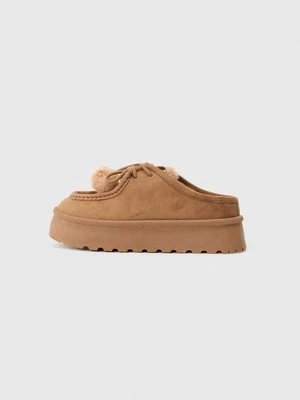 Kapcie Even&Odd Wide Fit By Zalando brązowy