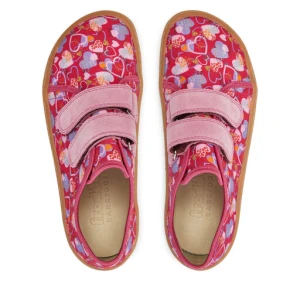 Kapcie Froddo Barefoot Canvas G1700390-2 S Różowy
