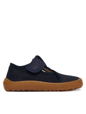 Kapcie Froddo Barefoot Canvas T-Bar G1700439 M Granatowy
