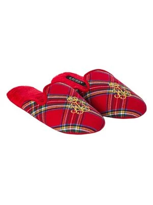 Kapcie Lauren Ralph Lauren czerwony