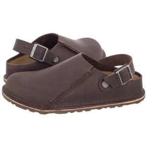 Kapcie Lutry Premium Wider Strap Habana Leather Oiled 1032551 (BK420-a) Birkenstock