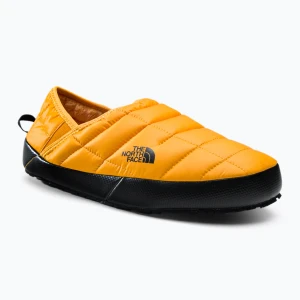 Kapcie męskie The North Face Thermoball Traction Mule V summit gold/black Pomarańczowy