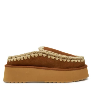 Kapcie Mou Clog Eskimo Platform FW681004A Brązowy