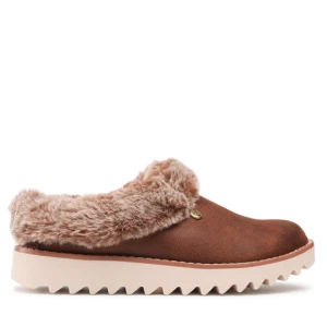 Kapcie Skechers BOBS Winter Rock 113423/BRN Brązowy