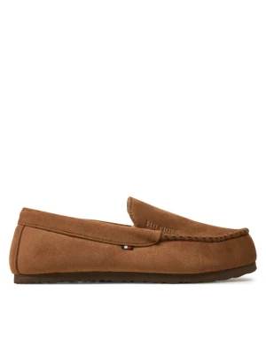 Kapcie Tommy Hilfiger Driver House Shoe FM0FM05224 Brązowy
