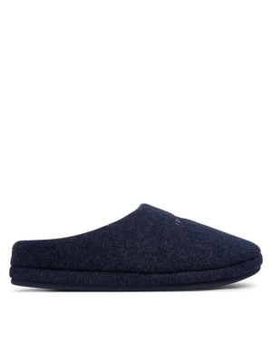 Kapcie Tommy Hilfiger Felt House Shoe FM0FM06017 Granatowy