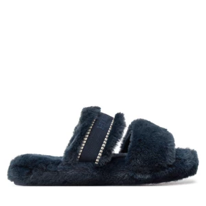 Kapcie Tommy Hilfiger Fur Basics Slipper FW0FW08343 Granatowy