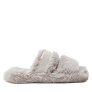 Kapcie Tommy Hilfiger Fur Basics Slipper FW0FW08343 Szary