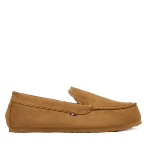 Kapcie Tommy Hilfiger M Driver House FM0FM05617 Brązowy