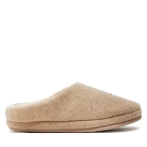 Kapcie Tommy Hilfiger Th Embroidered Basics Slipper FW0FW08135 Beżowy