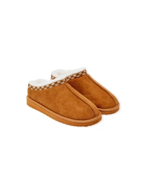 Kapcie typu mules Etam camel clair