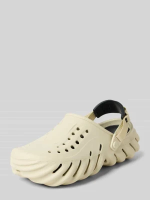 Kapcie z detalem z logo Crocs