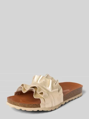 Kapcie z mieszanki skóry naturalnej model 'Rocio' Verbenas