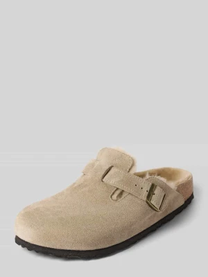 Kapcie z naturalnej skóry model 'Boston' Birkenstock