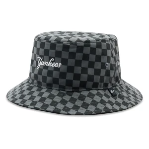 Kapelusz 47 Brand MLB New York Yankees Check Up Script 47 BUCKET B-CHKBK17GWF-CC Szary