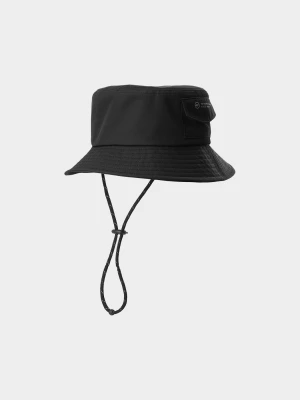 Kapelusz bucket hat chłopięcy - czarny 4F JUNIOR