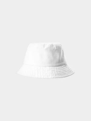 Kapelusz bucket hat damski - biały 4F