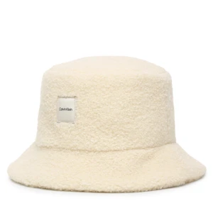 Kapelusz Calvin Klein Boucle LV04F5055G Écru
