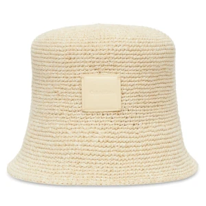 Kapelusz Calvin Klein Crochet Bucket LV04K5064G Beżowy