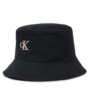 Kapelusz Calvin Klein Jeans Embroidered Monogram Bucket Hat LV04K5020G Czarny