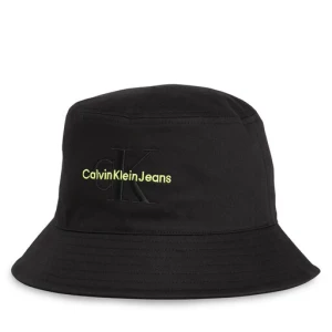 Kapelusz Calvin Klein Jeans Monogram Bucket Hat K60K611029 Czarny