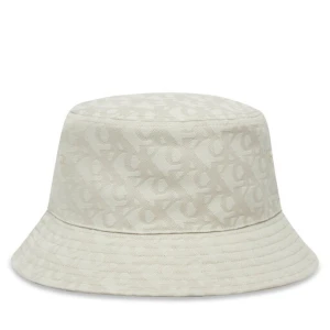 Kapelusz Calvin Klein Logo Jacquard Bucket Hat LV04K5059G Beżowy