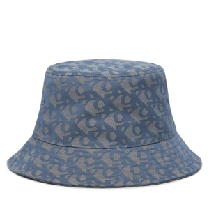Kapelusz Calvin Klein Logo Jacquard Bucket Hat LV04K5059G Niebieski