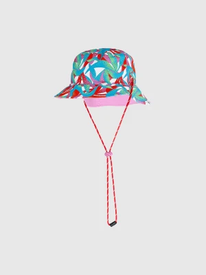 Kapelusz dwustronny bucket hat uniseks - różowy 4F