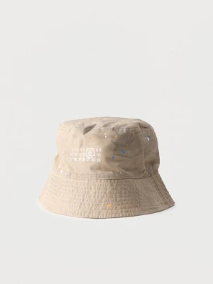 Kapelusz MM6 Maison Margiela beżowy