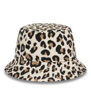 Kapelusz New Era Bucket Leopard 60565551 Beżowy