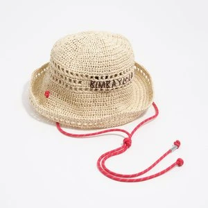 Kapelusz rafia papierowa naturalna z troczkiem BIMBA Y LOLA