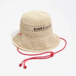 Kapelusz rafia papierowa naturalna z troczkiem BIMBA Y LOLA