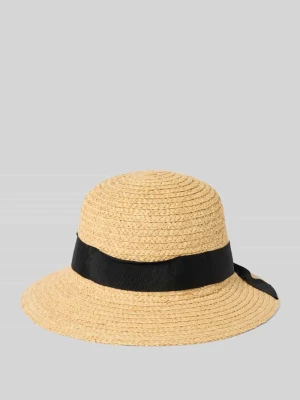 Kapelusz słomiany w kształcie dzwonka z opaską model ‘Raffia’ Loevenich
