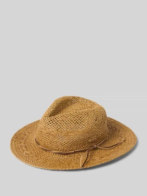 Kapelusz słomiany z detalem z logo Barts