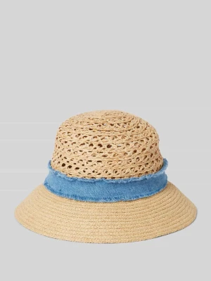 Kapelusz słomiany z opaską model ‘Raffia Glocke’ Loevenich