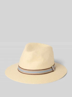 Kapelusz słomiany z opaską Müller Headwear Camel