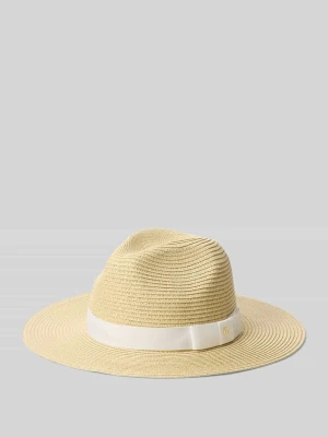 Kapelusz słomiany z opaską na kapelusz model 'PCK CL FD U' Lauren Ralph Lauren