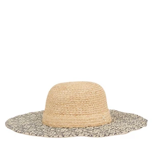 Kapelusz Tommy Hilfiger Beach Summer Straw Hat AW0AW16042 Écru